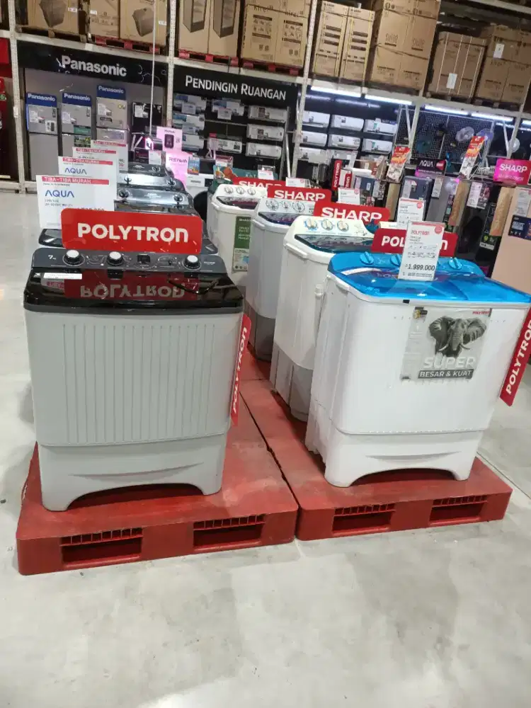 Cicilan elektronik tanpa kartu kredit_mesin cuci polytron