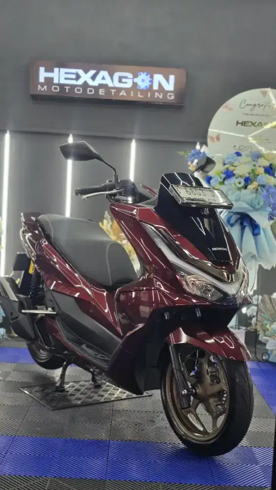 KM 1RB. HONDA PCX ROADSYNC JULI 2025 MULUS LIKE NEW.