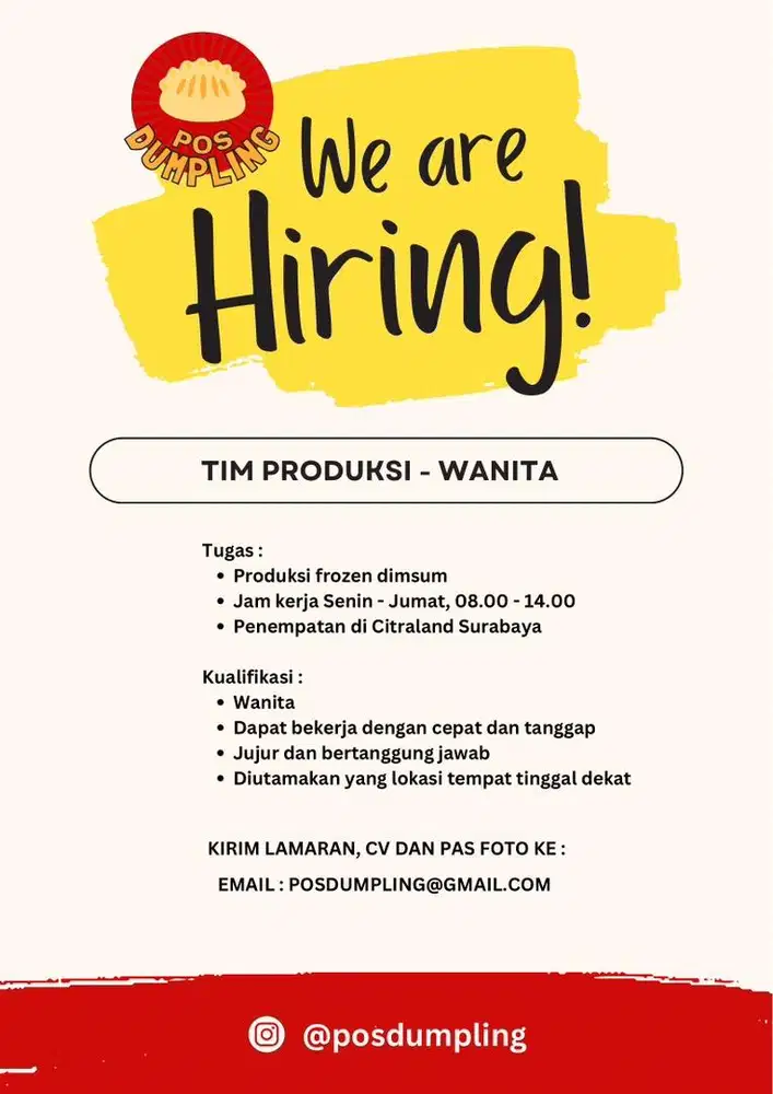 Tim produksi dimsum