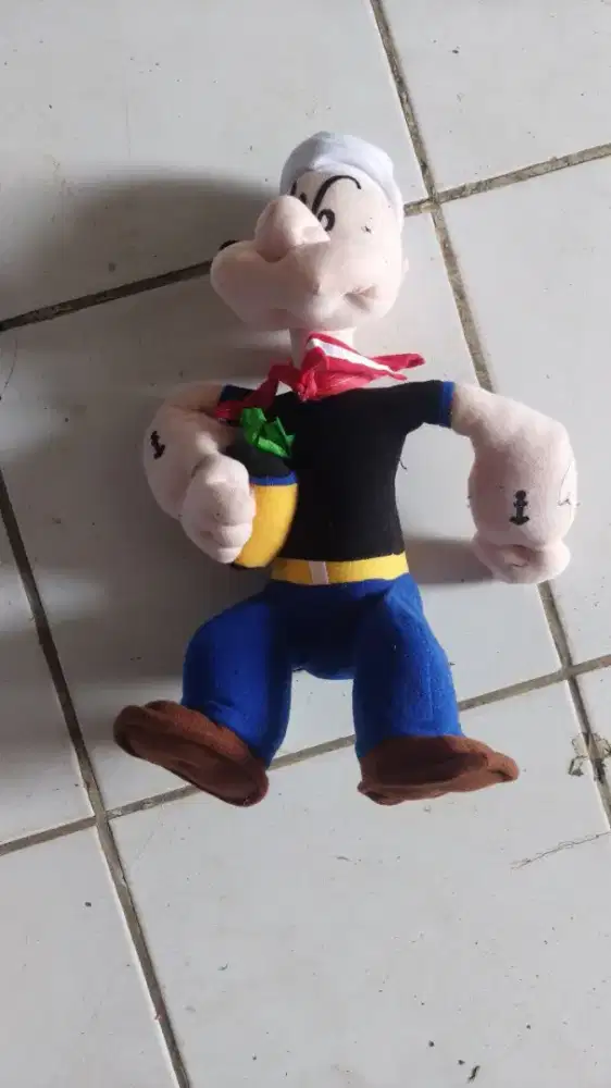 CUCI GUDANG BONEKA POPEYE TINGGI 40 CM