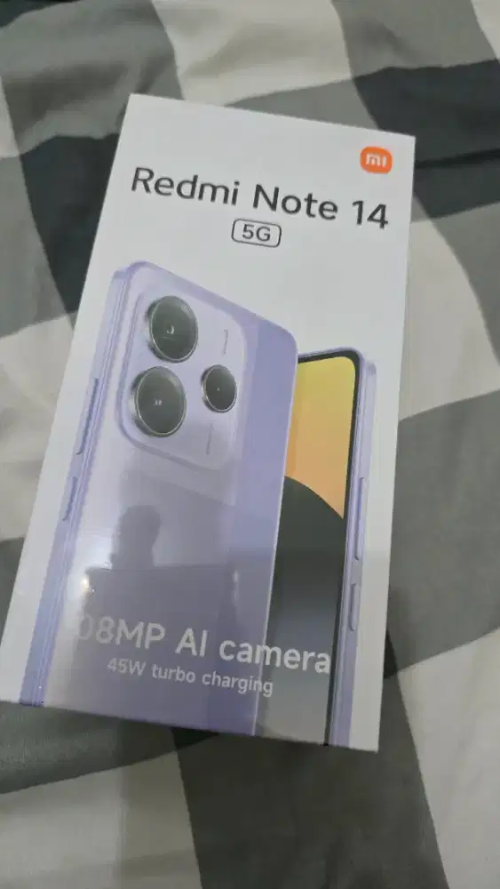Xiaomi Redmi Note 14 5G - New and Original 100%. Masih segel.