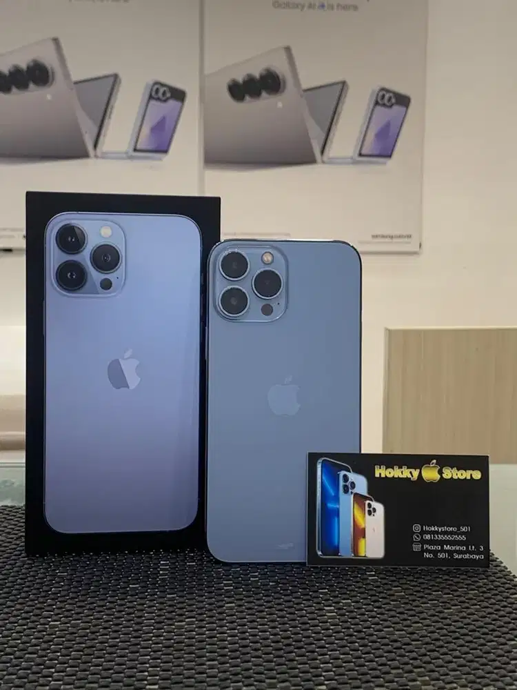 Iphone 13promax/256gb sierra blue ex garansi resmi bh 84%
