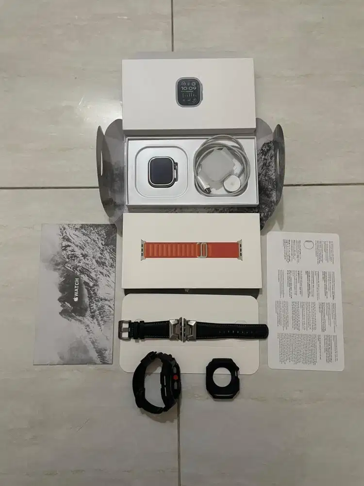 Apple watch Ultra 49mm Titanium BH 100% mulus terawat