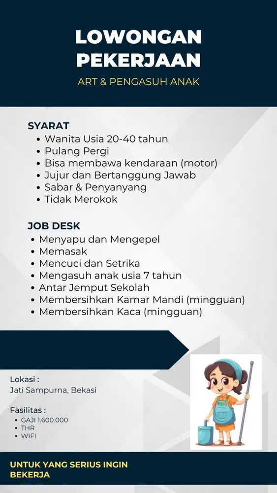 ART dan Pengasuh anak