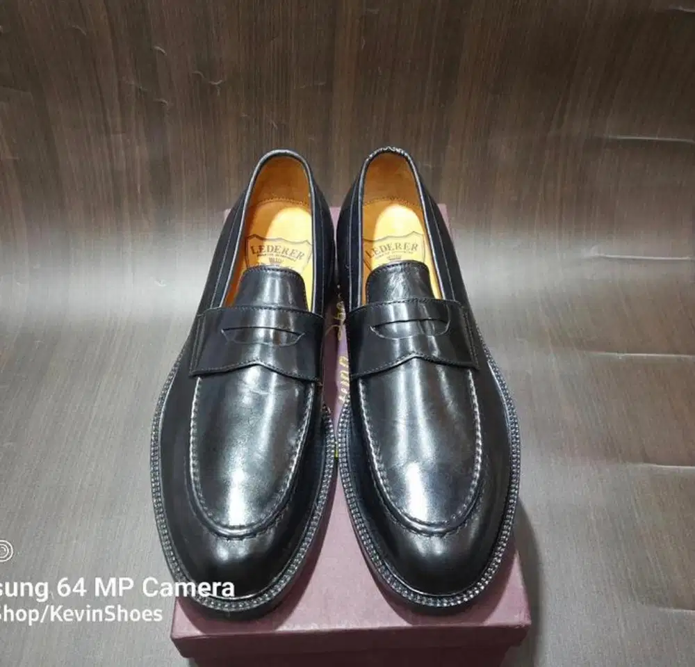 Sepatu loafer merek Lederer produk dari fortuna shoes jalan sriwijaya