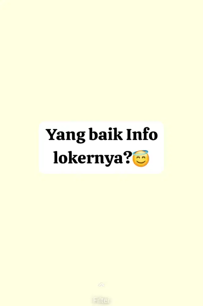Saya mencari pekerjaan, bukan mencari Pekerja Mohon di baca benar²