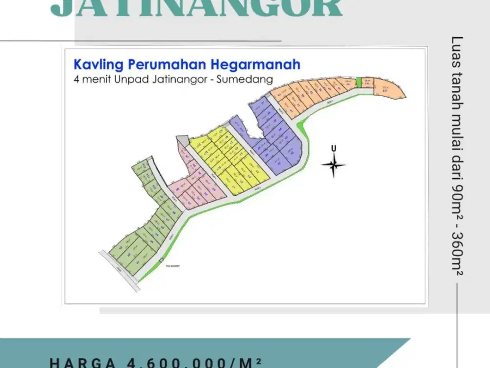 Akses Sempurna! Kavling Jatinangor SHM, Datar, Dekat RS AMC (7 Menit)