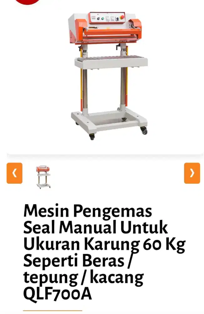 Mesin seal 60 KG