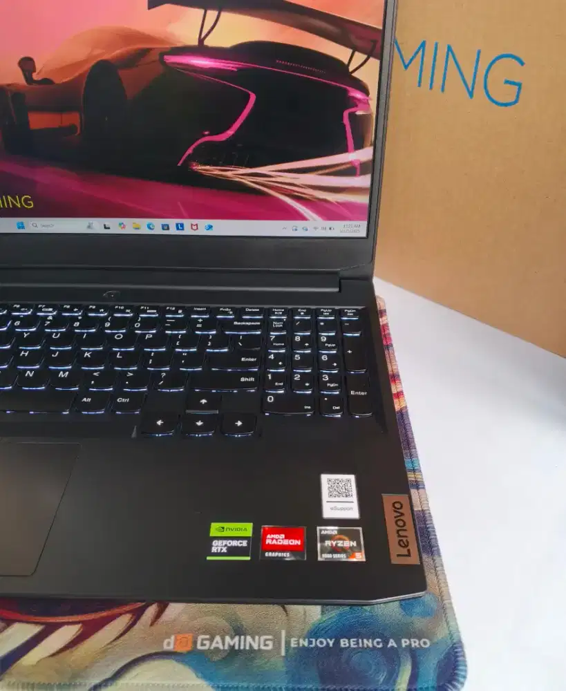 Lenovo Ideapad GAMING 3 Laptop Super Gaming Editing Rendering Garansi