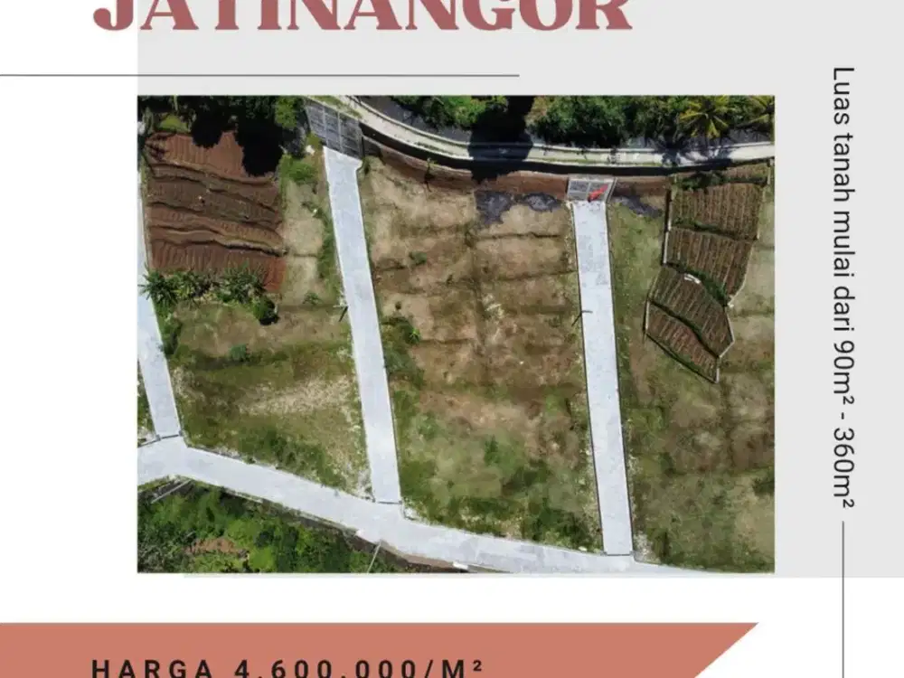 Kavling Jatinangor Dekat 4 Kampus: Akses Jalan Aspal, Akses Mobil Berpapasan