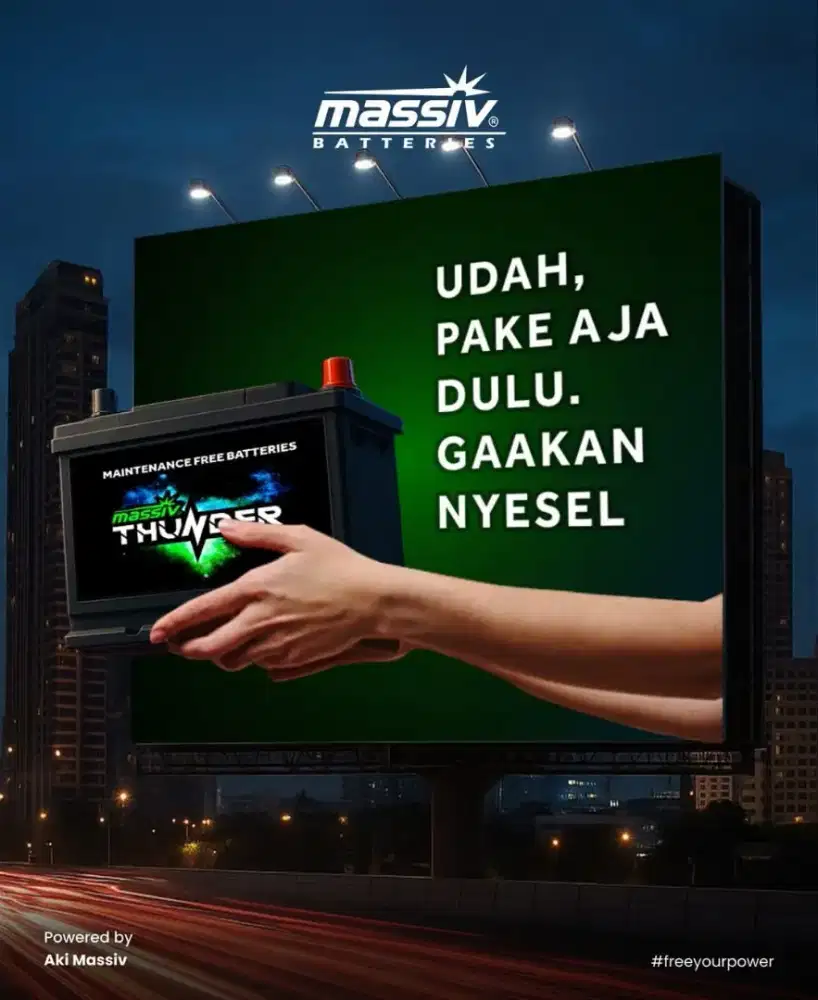 Ganti Aki Mobil Panggilan Jogja Premium Product Massiv Thunder MF