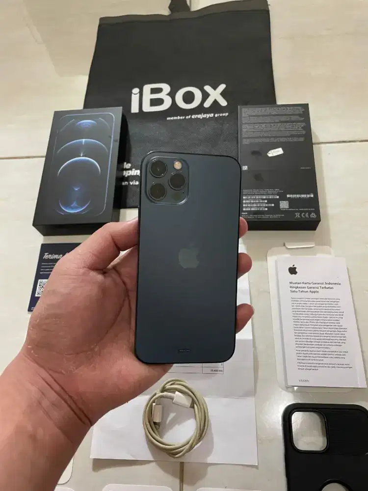Iphone 12 Pro 128gb Resmi IBOX Fullset original mulus terawat