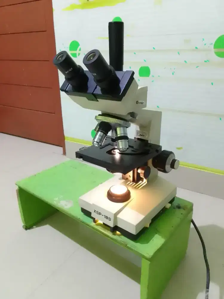 Mikroskop Trinokuler 1000 Kali Microscope Biologi