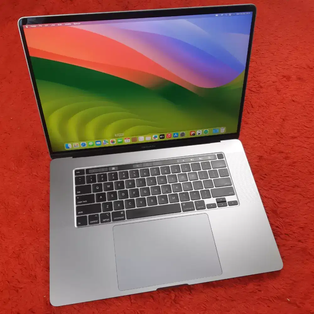 Macbook pro 2019 touchbar 16 inch core i9 ram 32gb ssd 512gb dual vga