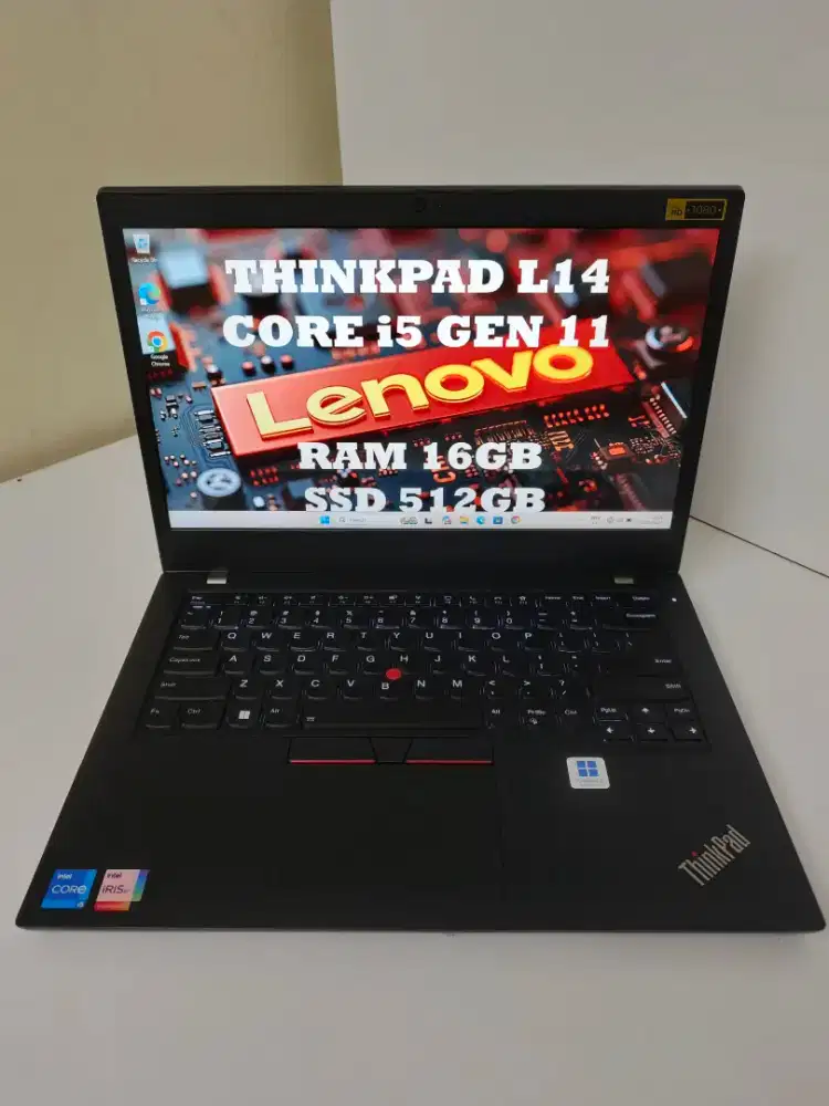 Jual Laptop Lenovo ThinkPad L14 Gen 2 i5-1135G7 Ram 16GB SSD 512GB