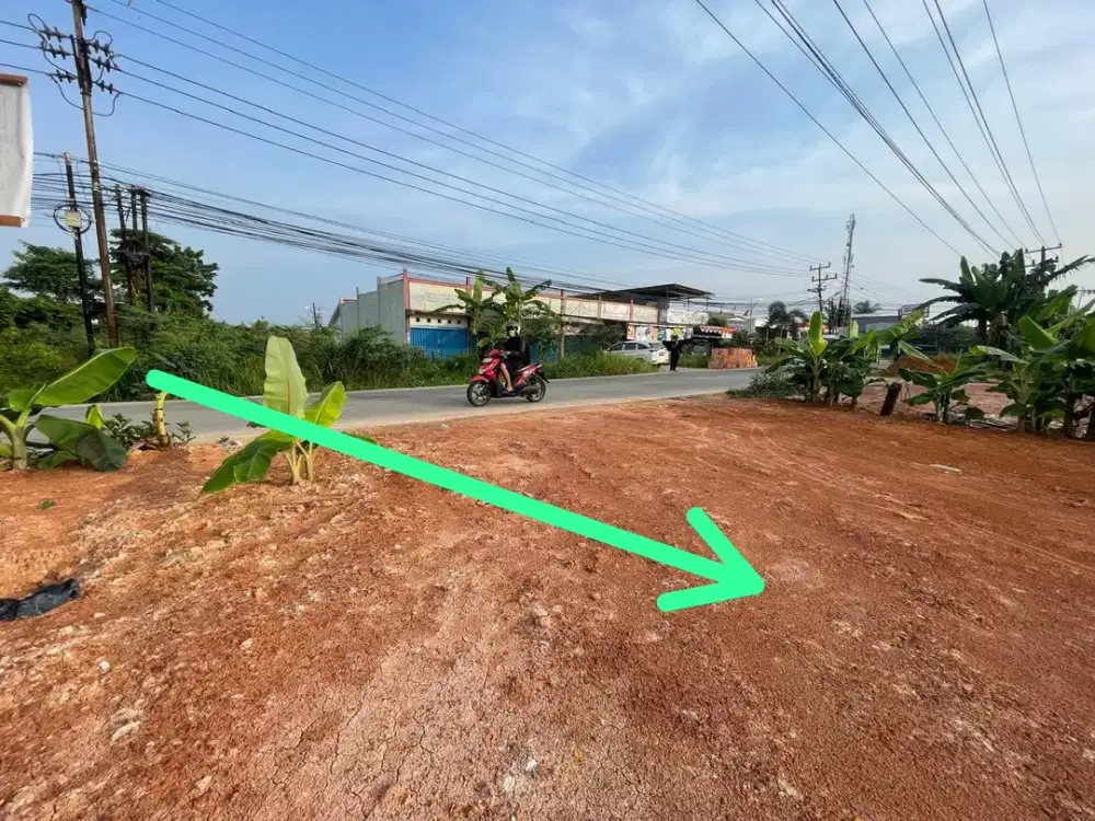 Tanah Kosong Cocok Ruko Pinggir Jalan Mata Merah palembang