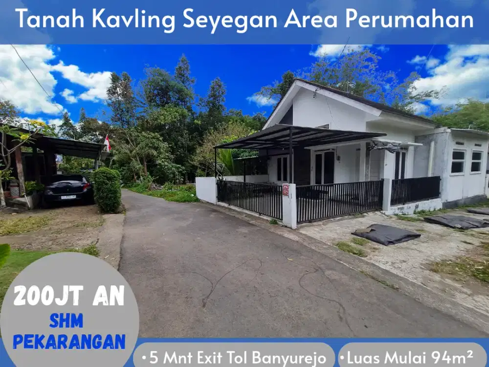 Tanah Seyegan 5 Menit Exit Tol