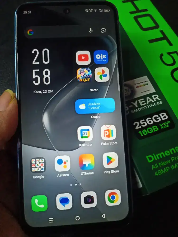 Infinix hot 50 5.G 8/256