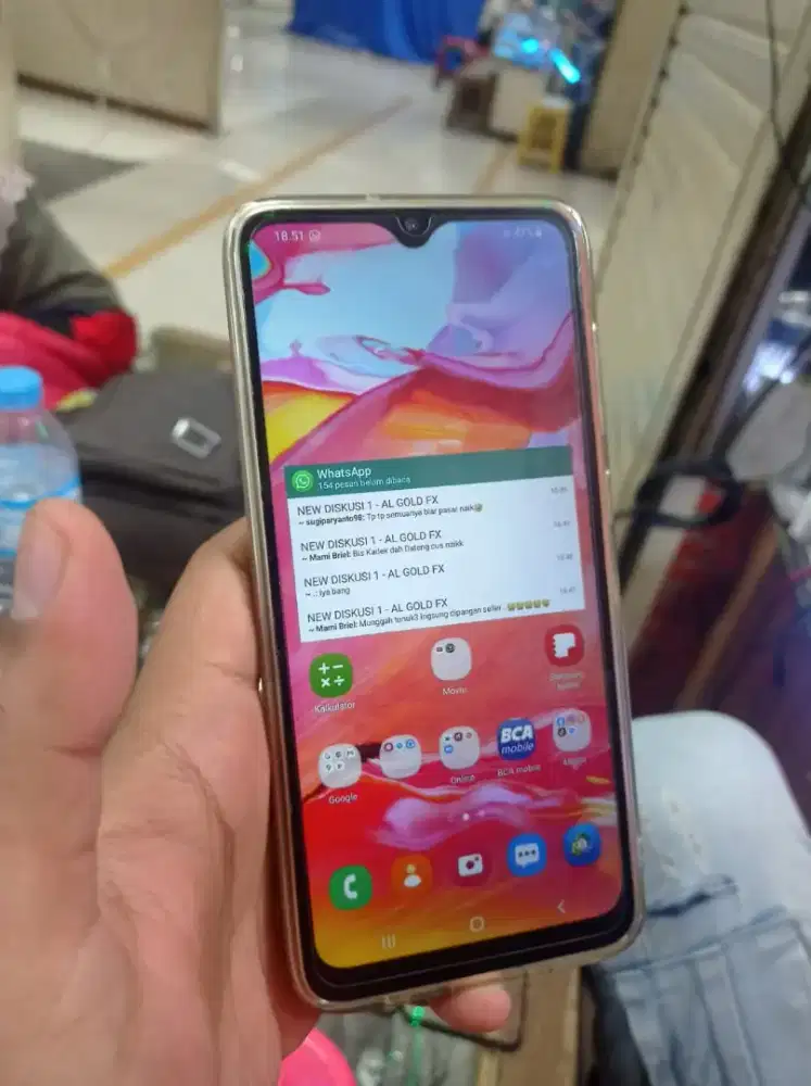 Samsung A70 6/128 HP+Charege ORI