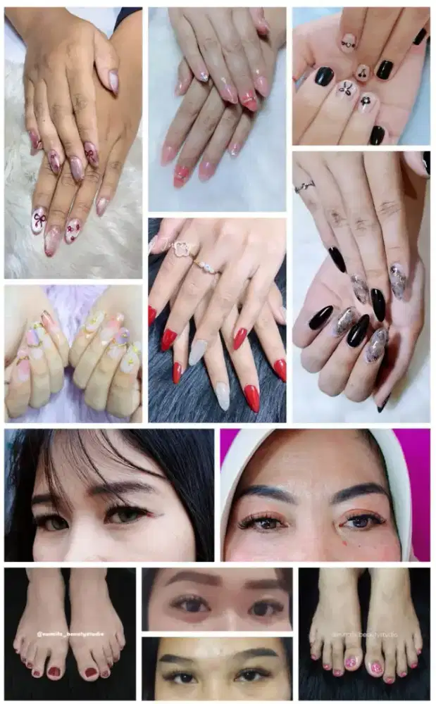 Nailart eyelash murah