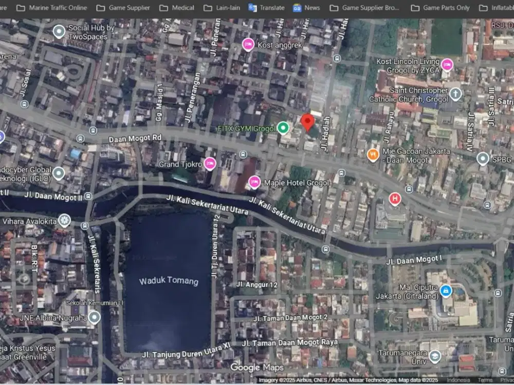 STRATEGIS Rumah kedua dari Jl. Daan Mogot Raya, dekat Mal Ciputra, 2 bidang bisa dijual sebagian