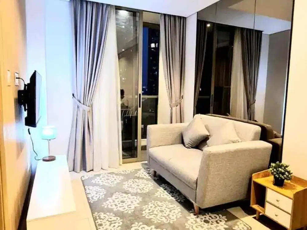 Disewakan Taman Anggrek Residences 1BR Full Furnished