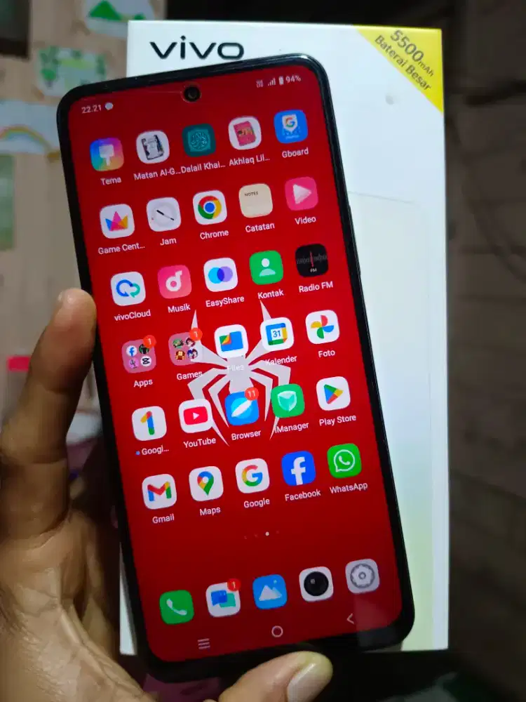 Vivo Y19s 12 GB 5500 mah kamera jernih dual stereo speaker  segel