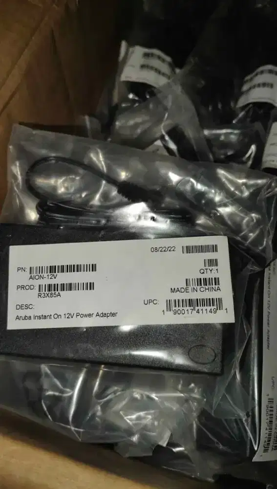 power adaptor aruba instan on 12v