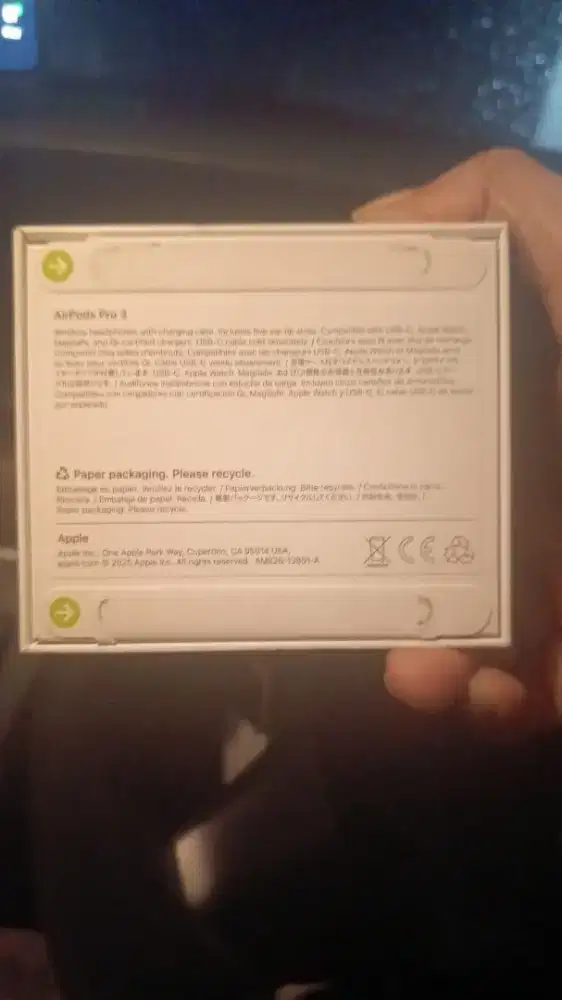 Apple Airpods Pro 3 2025 Active Noice Canceling