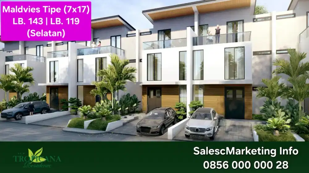 New Tropicana Residence Maldives 7x17 (Selatan)