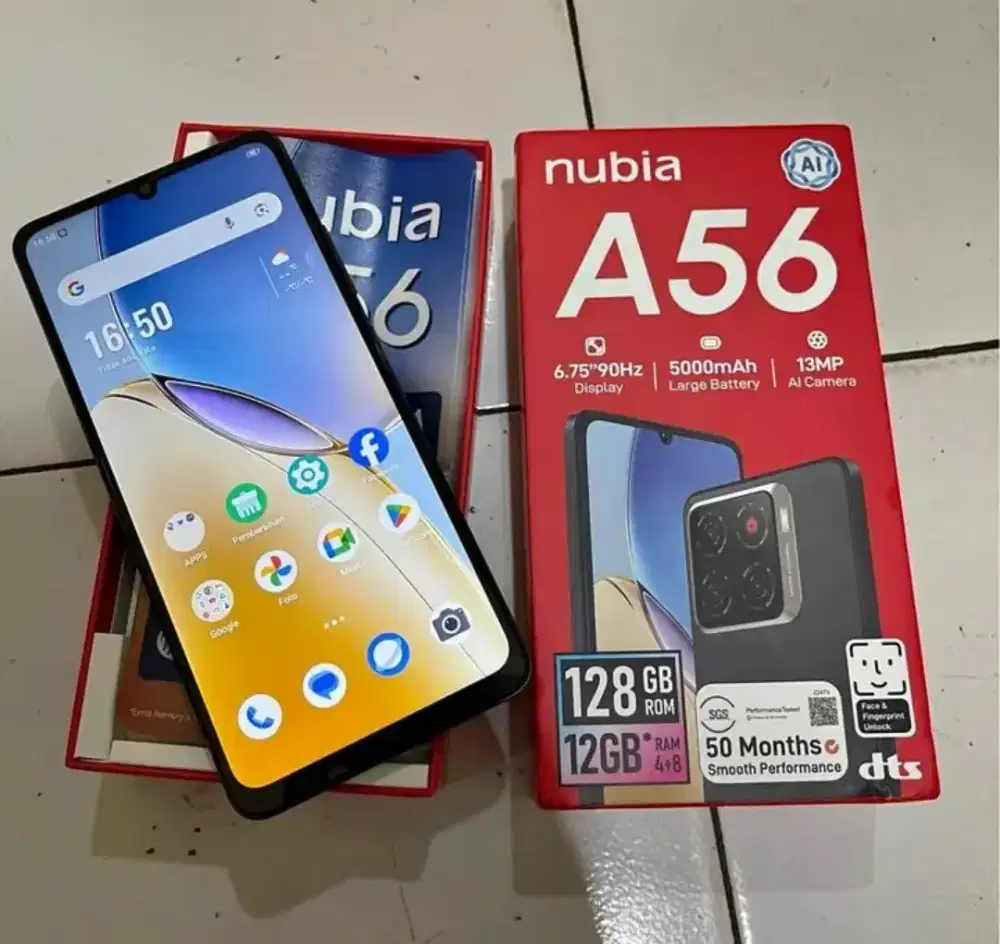 Nubia A56 4G Seri Baru