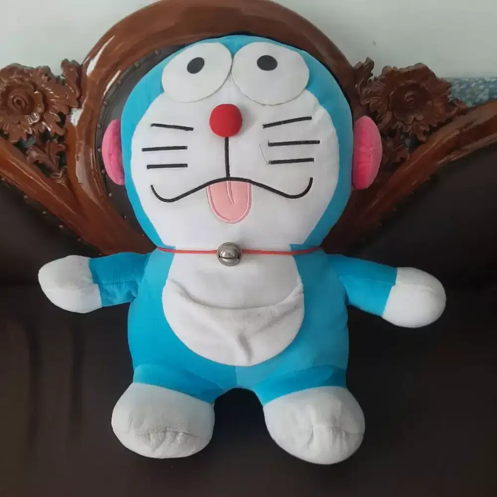 Boneka Duraemon biru T 60 cm