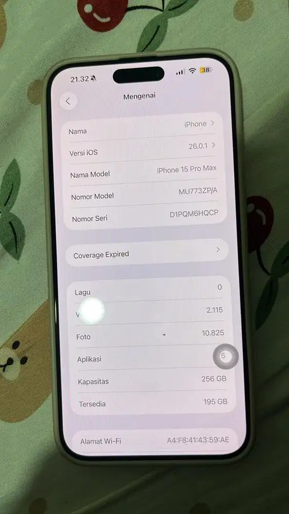 Iphone 15 Promax 256gb Inter