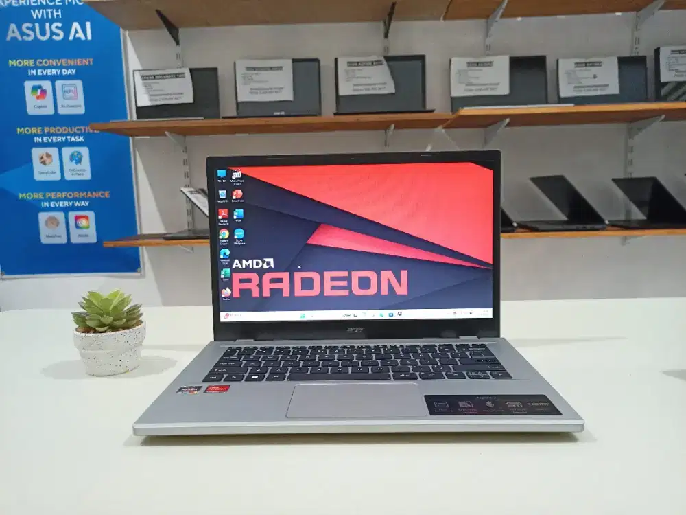 Laptop bekas Acer Aspire A314-23M , Ryzen 5 Ram 8 GB