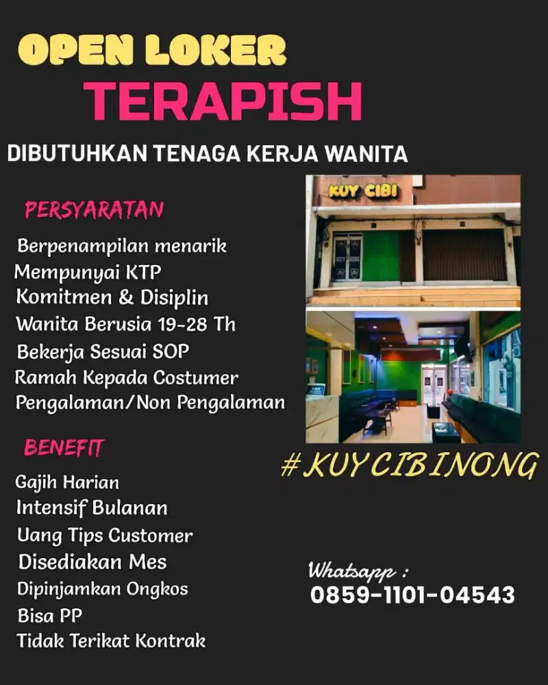 INFO LOKER TERAPIS