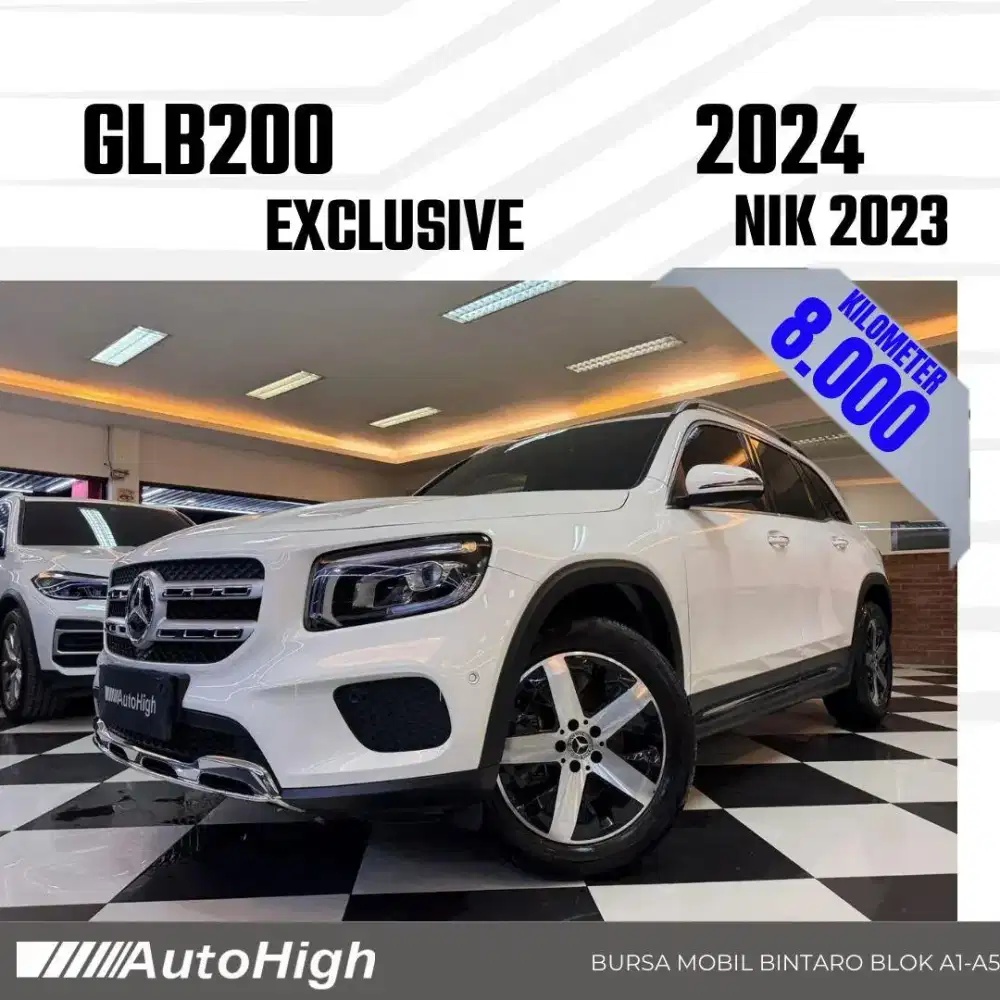 DP10% [Km8.000] GLB200 2023 White / GLB 200 Reg 2022 #AUTOHIGH
