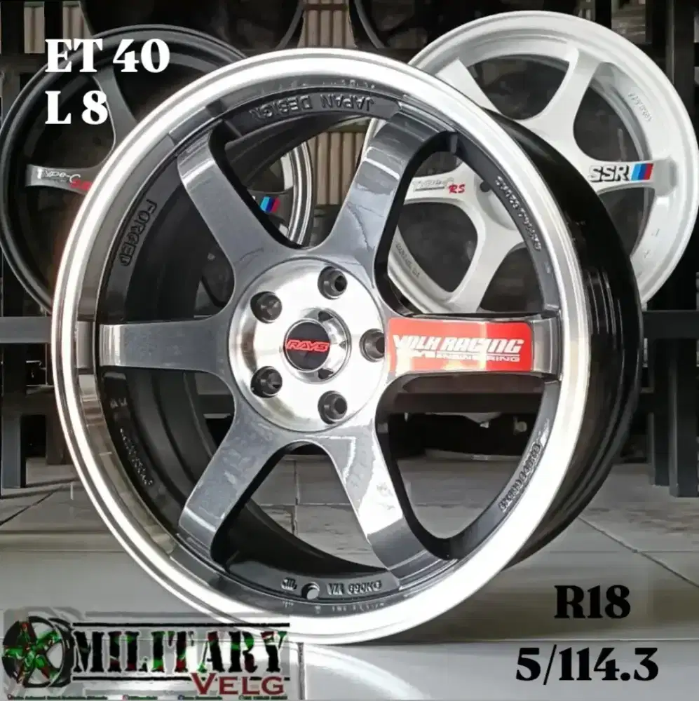 TE37 SL R18 Ej Titan polish