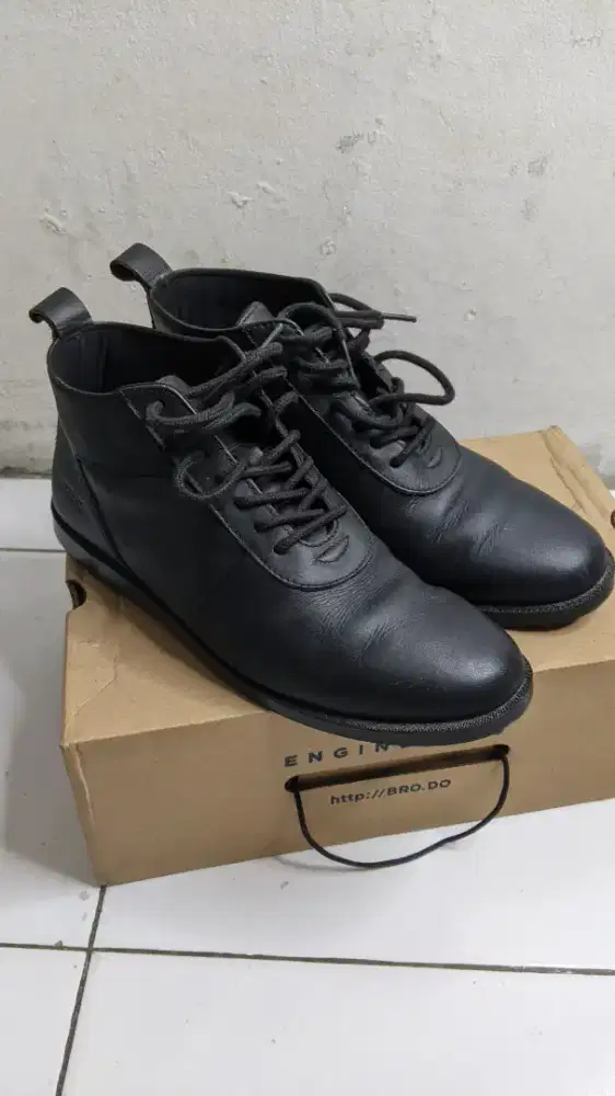 Sepatu Brodo kulit formal casual size 42