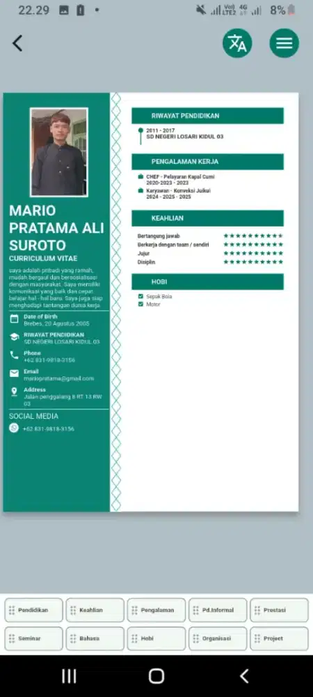 Cari loker apa saja yg penting halal