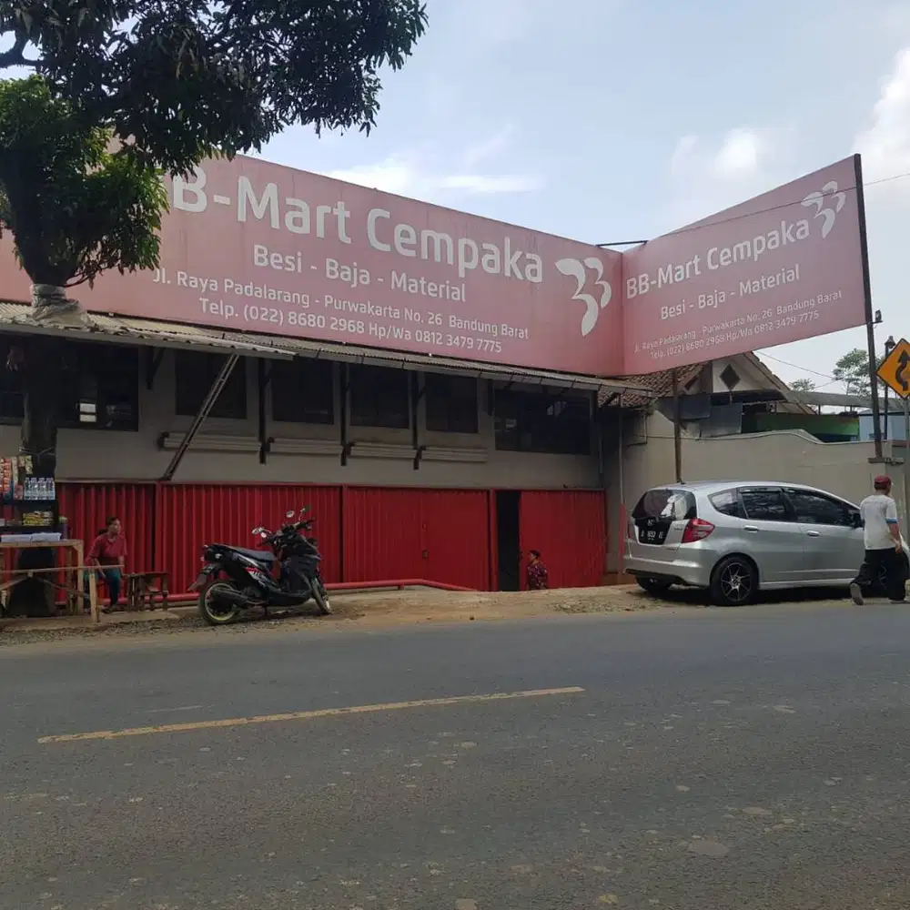 Tanah Dan Bangunan 2 Lantai 528 M2 SHM Pinggir Jalan