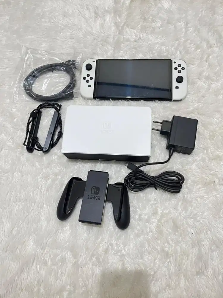 Nintendo Switch Oled O(f)W & C(f)W 256Gb fullset tanpa box