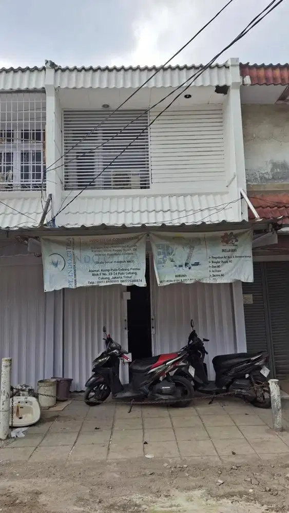 Disewakan untuk kantor ruko 2 lantai di pulogebang permai jaktim
