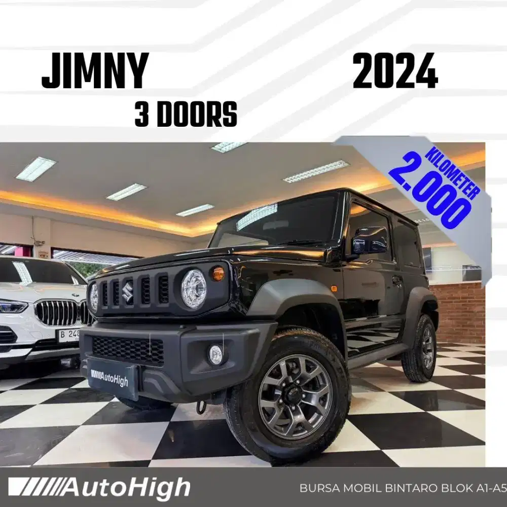 DP10% [Km2.000] Jimny 3Doors 1.5 AT 2024 Black Reg 2025 #AUTOHIGH