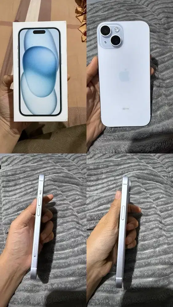 Iphone 15 basic 128gb ibox pemakaian pribadi mulus