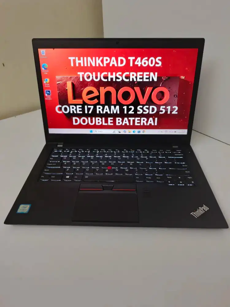 Jual Laptop Lenovo ThinkPad T460s i7 Gen 6 Ram 12GB SSD 512 Win11 Pro