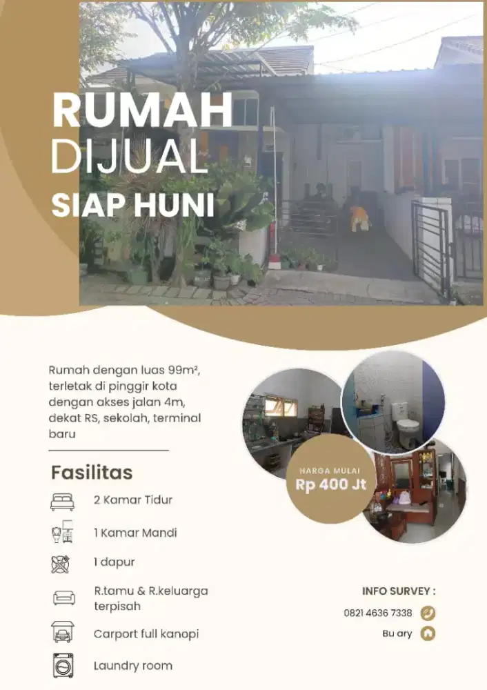 Di Jual Cepat Rumah Siap Huni