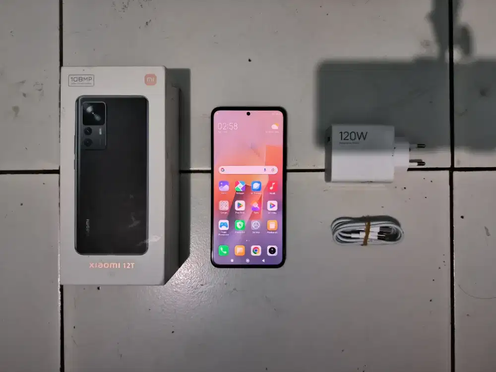 Xiaomi 12T Black 8/256 Fullset