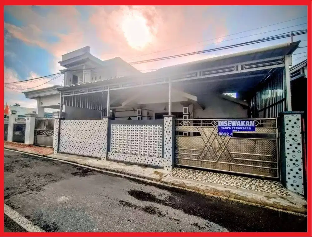 Rumah Sewa di Banjarmasin. Jalan Sultan Adam. milik sendiri. LB 151 M2