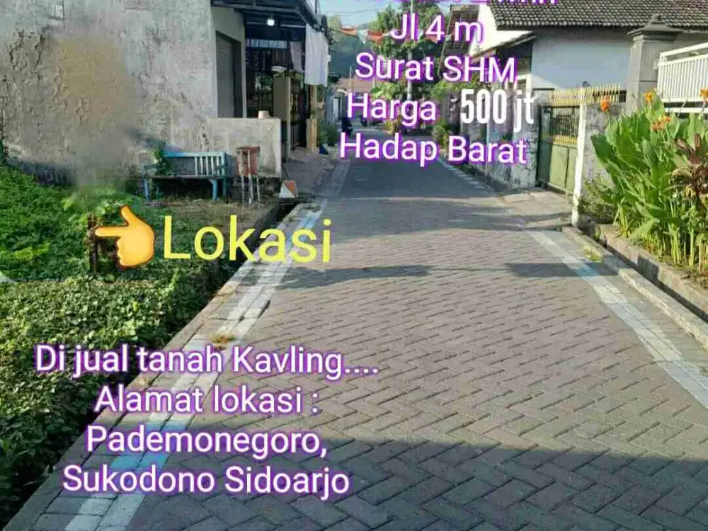 jual tanah kering siap bangun tanpa uruk
