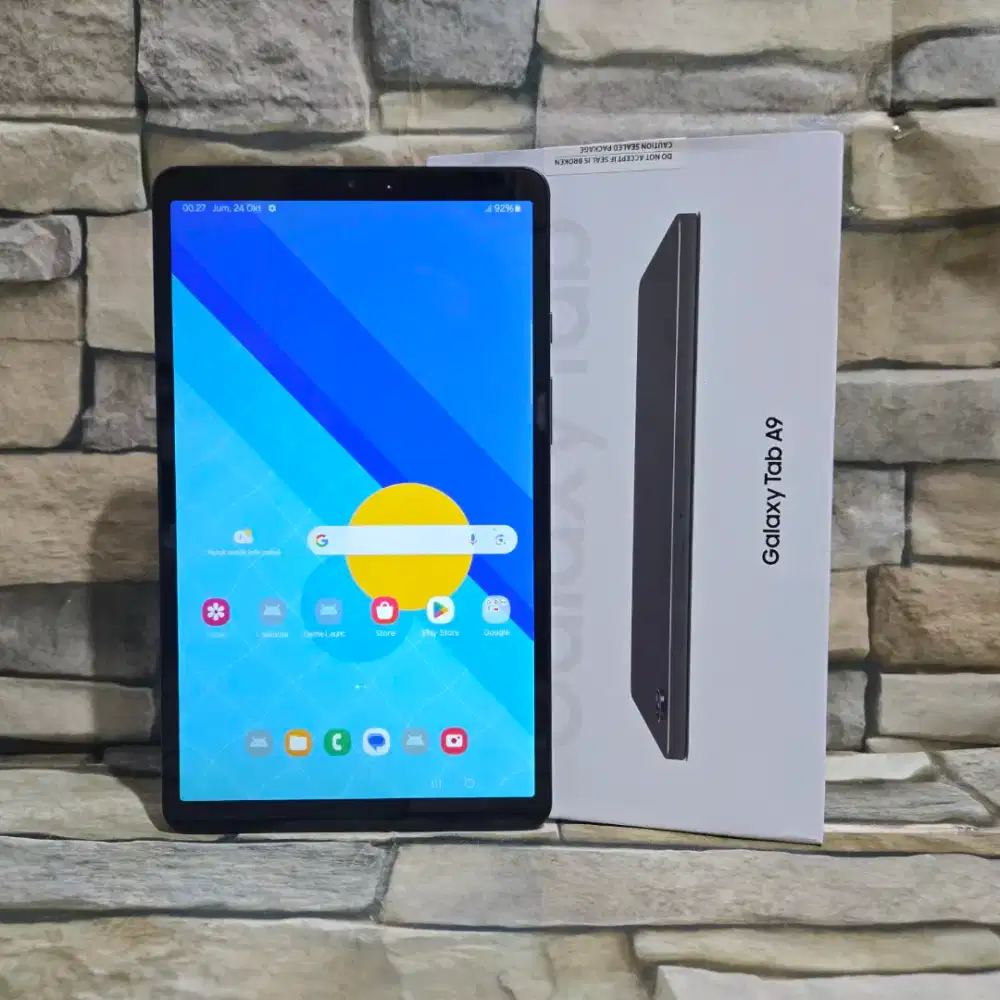 Samsung Tab A9 4/64 4G LTE Fullset Segel Normal Mulus 98% Garansi